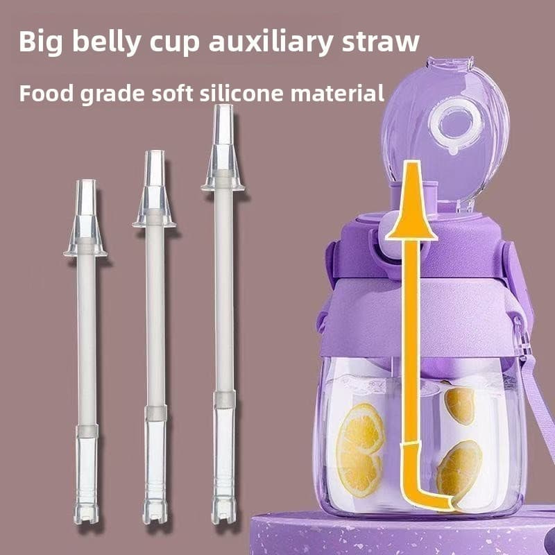 Bocal de sucção de silicone de substituição de canudo de garrafa de água universal