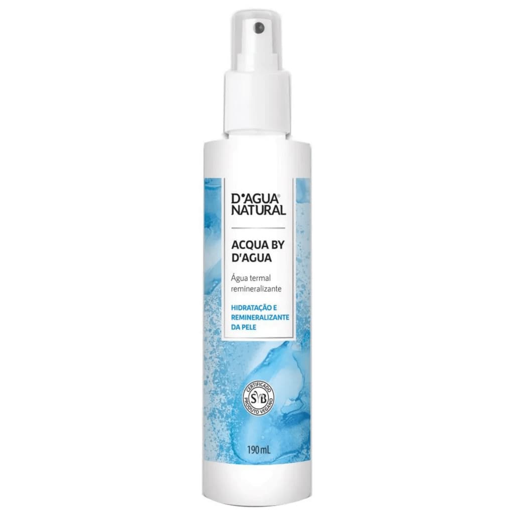 Dagua Natural Agua Termal Hidratação e Remineralizante Acqua by D'Agua Com 190ml
