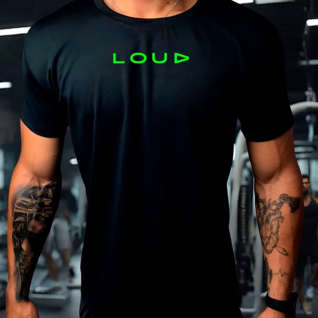 Camisa Masculina Dryfit Antiodor Treino Fitness Academia LOUD ENVIO RAPIDO