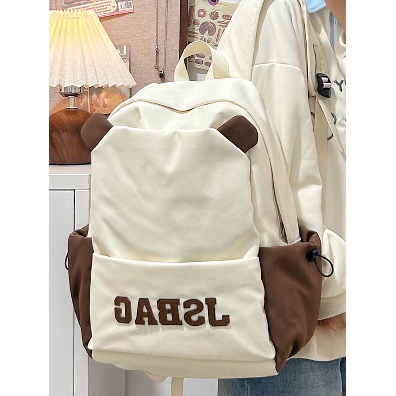 Bonito pequeno urso mochila júnior escola secundária faculdade estudante festa mochila menina escola Commuter computador