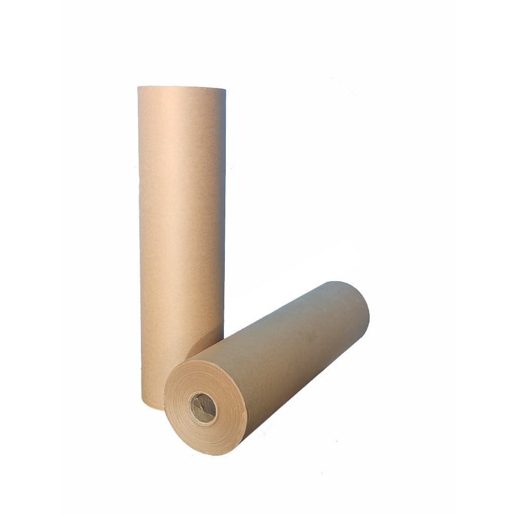 Bobina Papel Kraft 120cm 150mts 100g/m² Natural Puro Pardo Rolo Embalagem Moldes Artesanato Sacolas