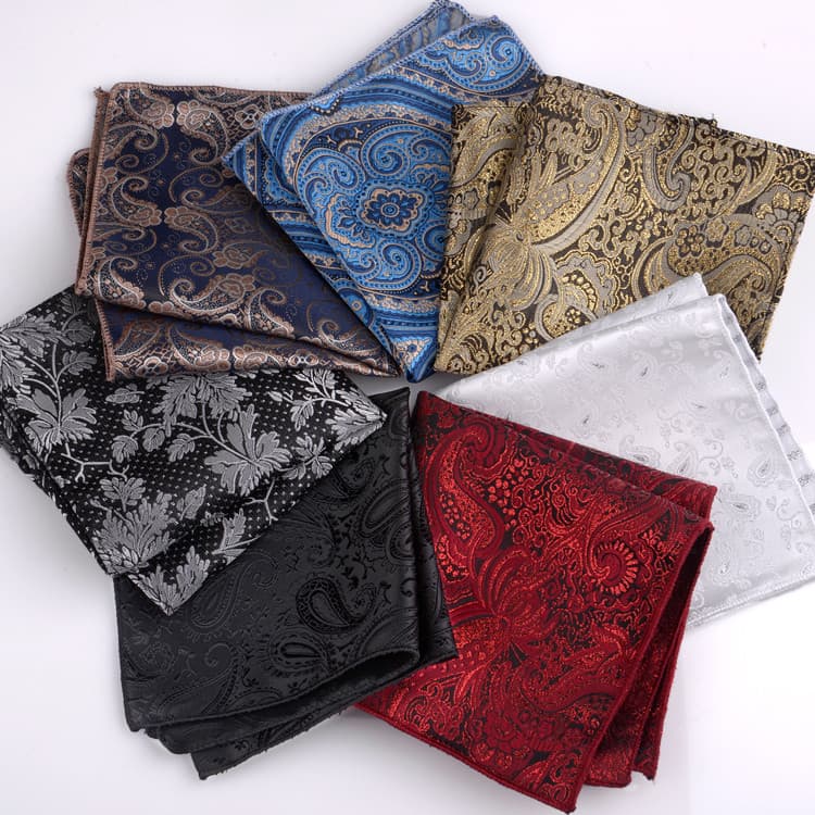 Britânico Retro padrão bolso quadrado terno masculino bolso lenço quadrado quadrado versão coreana vestido toalha de pei