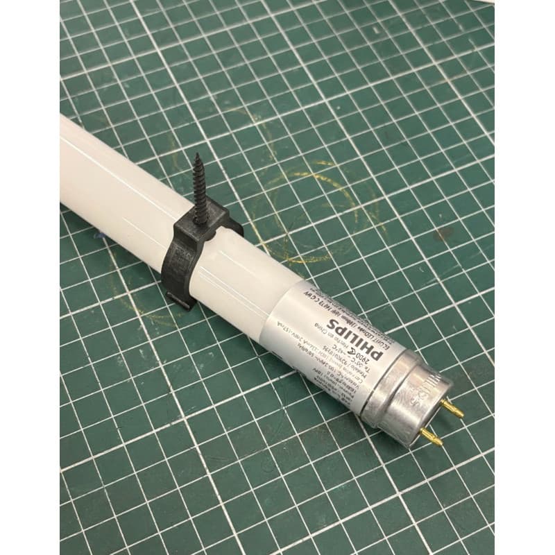 kit 4 Suporte de Abraçadeira em U para Lâmpada de LED Tubular T8 Alta Qualidade e Durabilidade