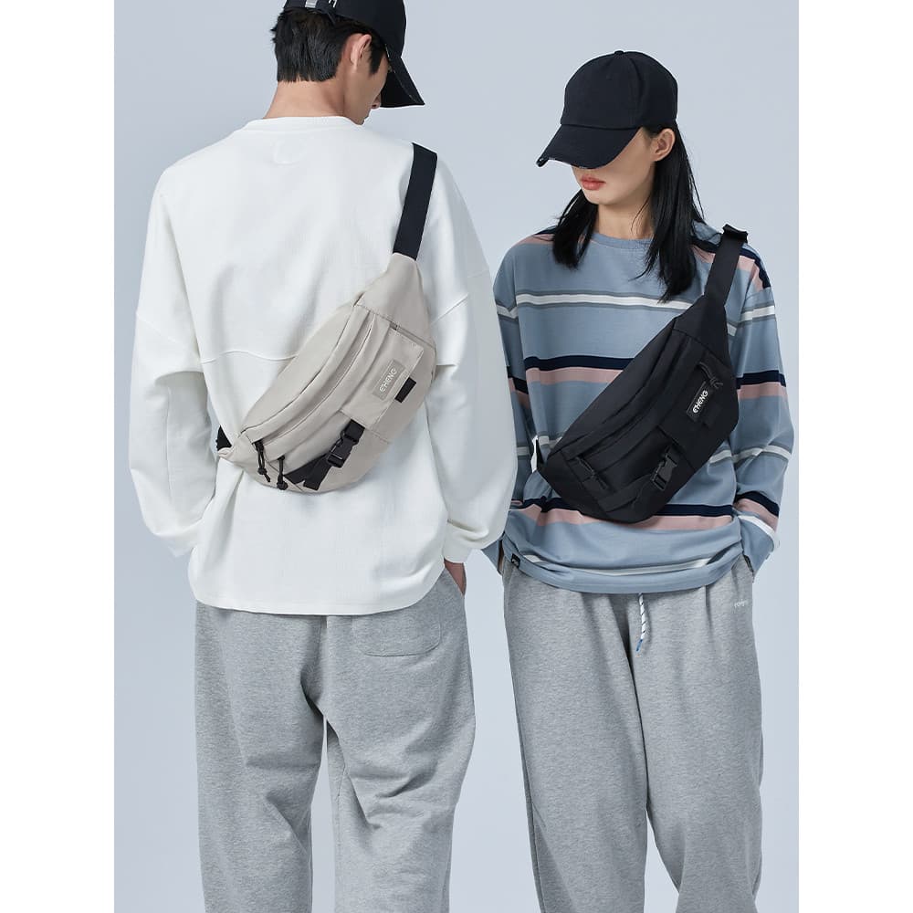 Yohji Kimura Bolsa de Peito Masculina Bolsa Mensageiro de Viagem Esportiva Novo Estilo Street Wear Estilo Casal Bolsa de
