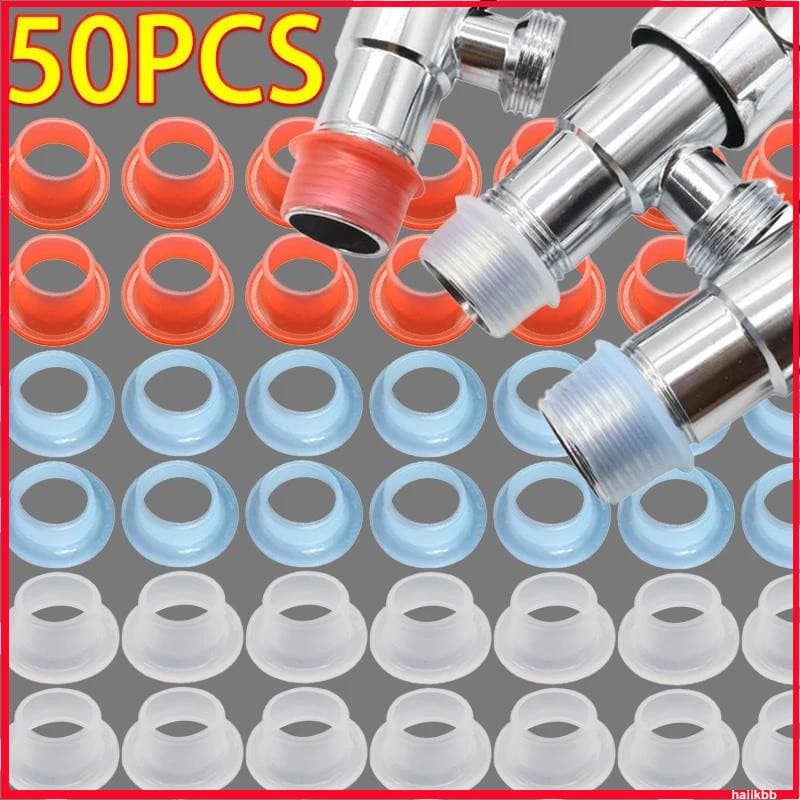 50/20/10pcs Vedação Da Torneira Mangueira De Borracha Junta De Silicone Para Evitar Vazamentos