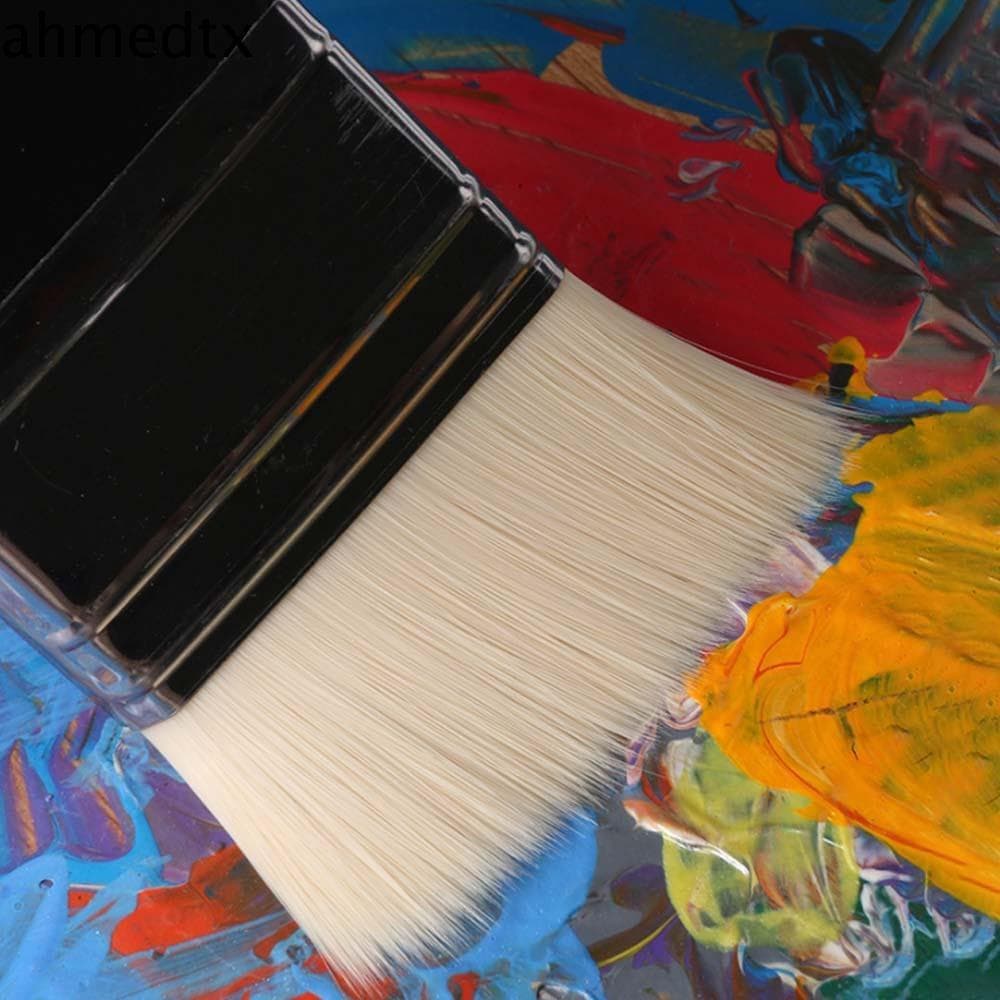AHMEDTXB 3 Pçs/set Pincel De Náilon , Cabelo Macio Preto Prancheta Escova , Elástico Pintura De Parede Materiais De Arte