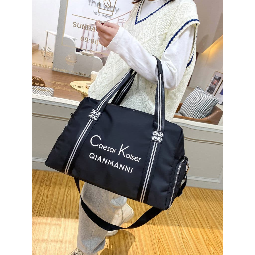 Bolsa de viagem de curta distância feminina pequena bolsa de ginástica portátil grande capacidade leve viagem de negócio