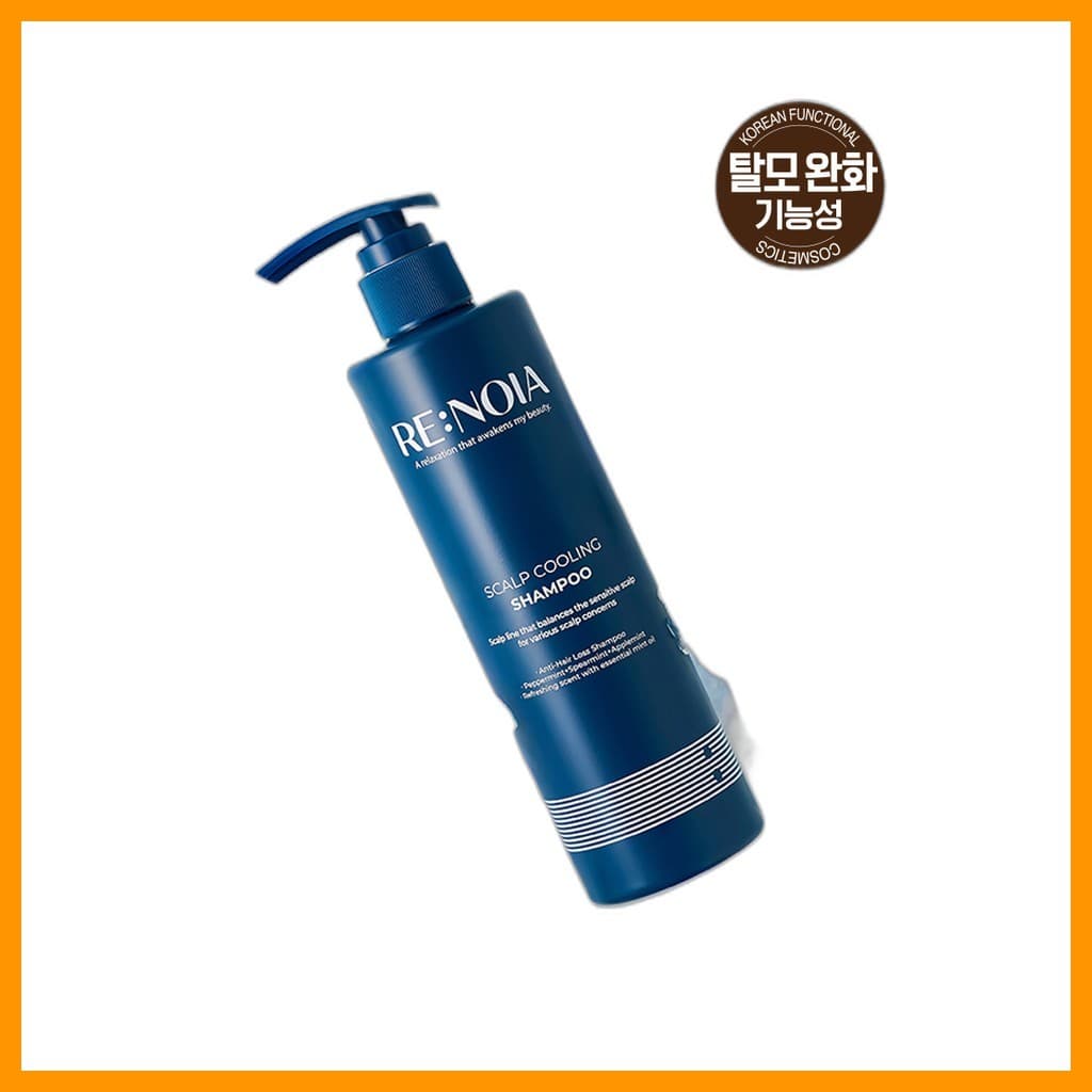 [daiso] Re:noia Shampoo Refrescante Para Couro Cabeludo , 300 ml , 1 Unidade/Coreano/Efeito/100 % Genuíno Por hitandj