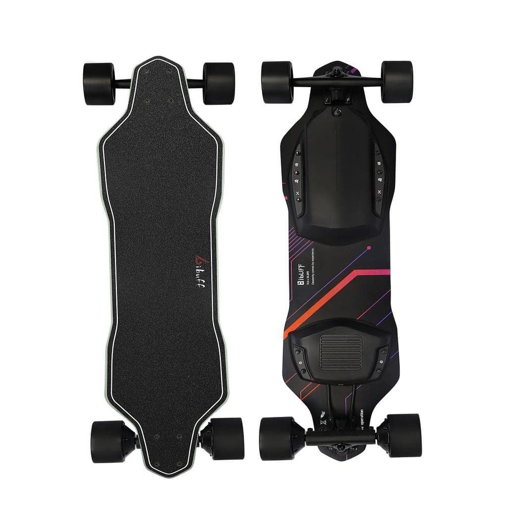 Skate Elétrico Longboard 1500W Duplo Motor 36V Alta Velocidade 40km/h Autonomia 40km Profissional Off-road