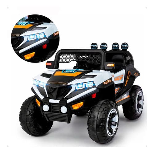 Carro Elétrico Infantil UTV Trilha Max 12V Controle Remoto LED MP3 Até 30kg