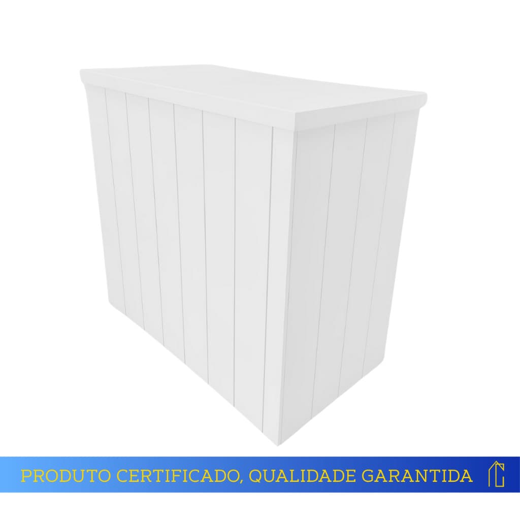 Comoda Fake Mesa Festa Aniversário Eventos Desmontável Branco