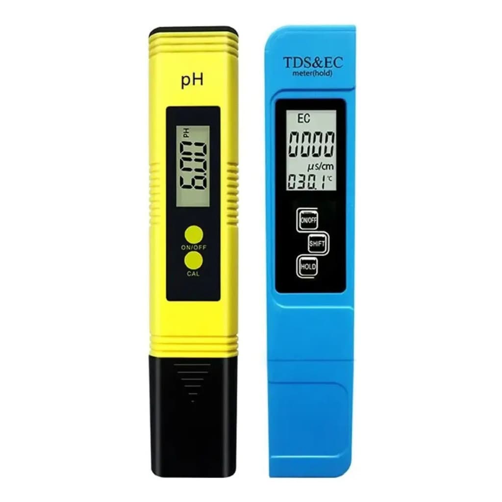 Kit Medidor De Ph Digital Tds Condutivimetro Ec Hidroponia