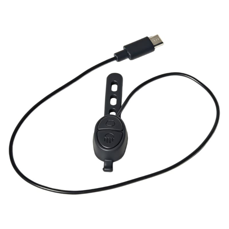 Nevʚ ɞ Buzina Eletrônica Tipo C Para Bicicletas Carregamento USB Equipamentos Áudio