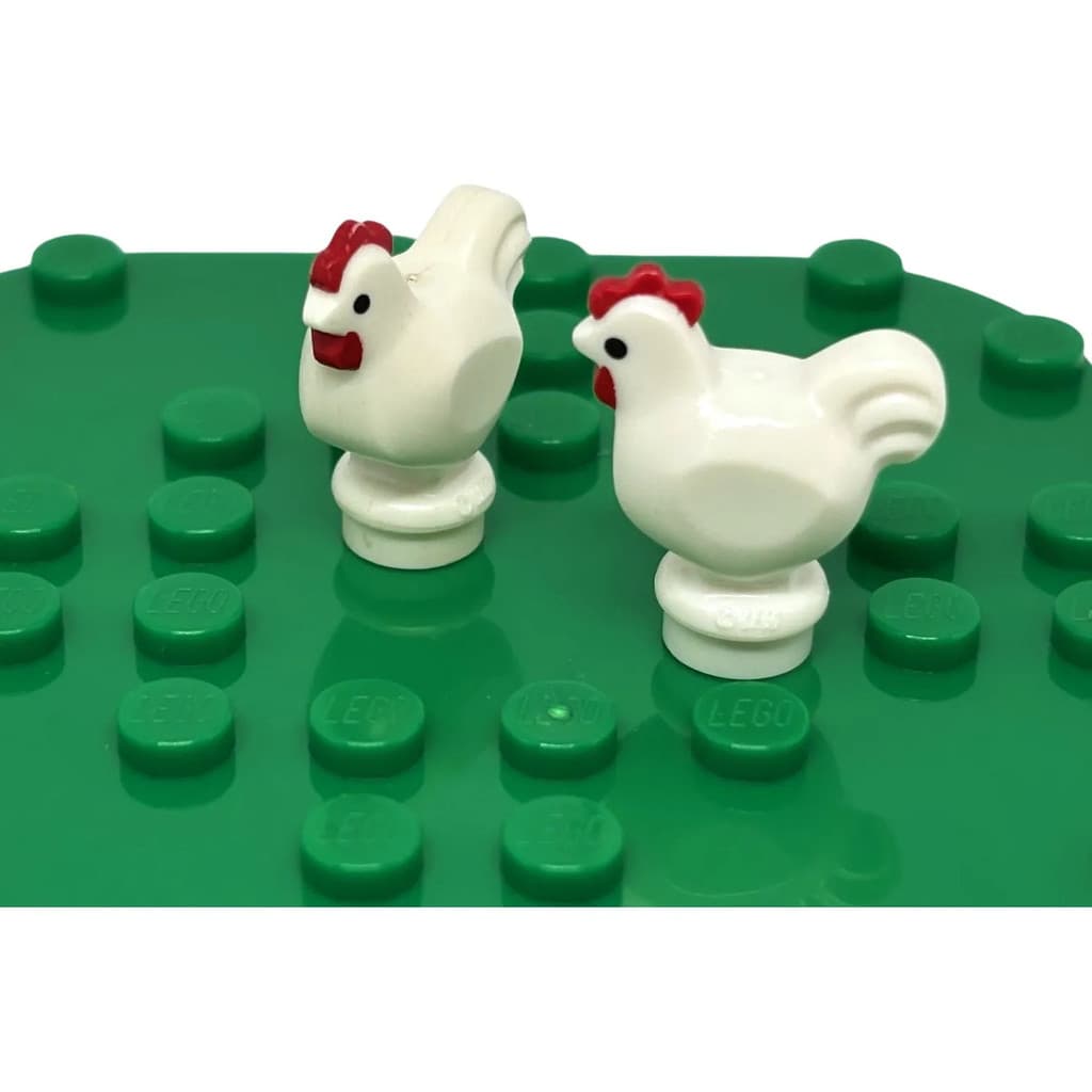 Lego City Animal Fazenda 2x Galinhas - Minifigura Chicken Original