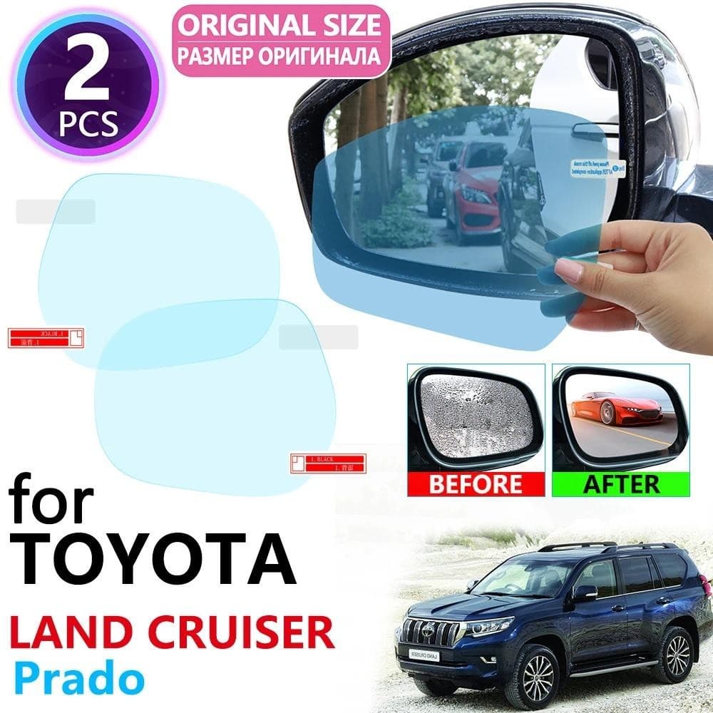 Para Toyota Land Cruiser Prado 120 150 J120 J150 2003 ~ 2019 Capa Completa Espelho Retrovisor À Prova De Chuva Acessório