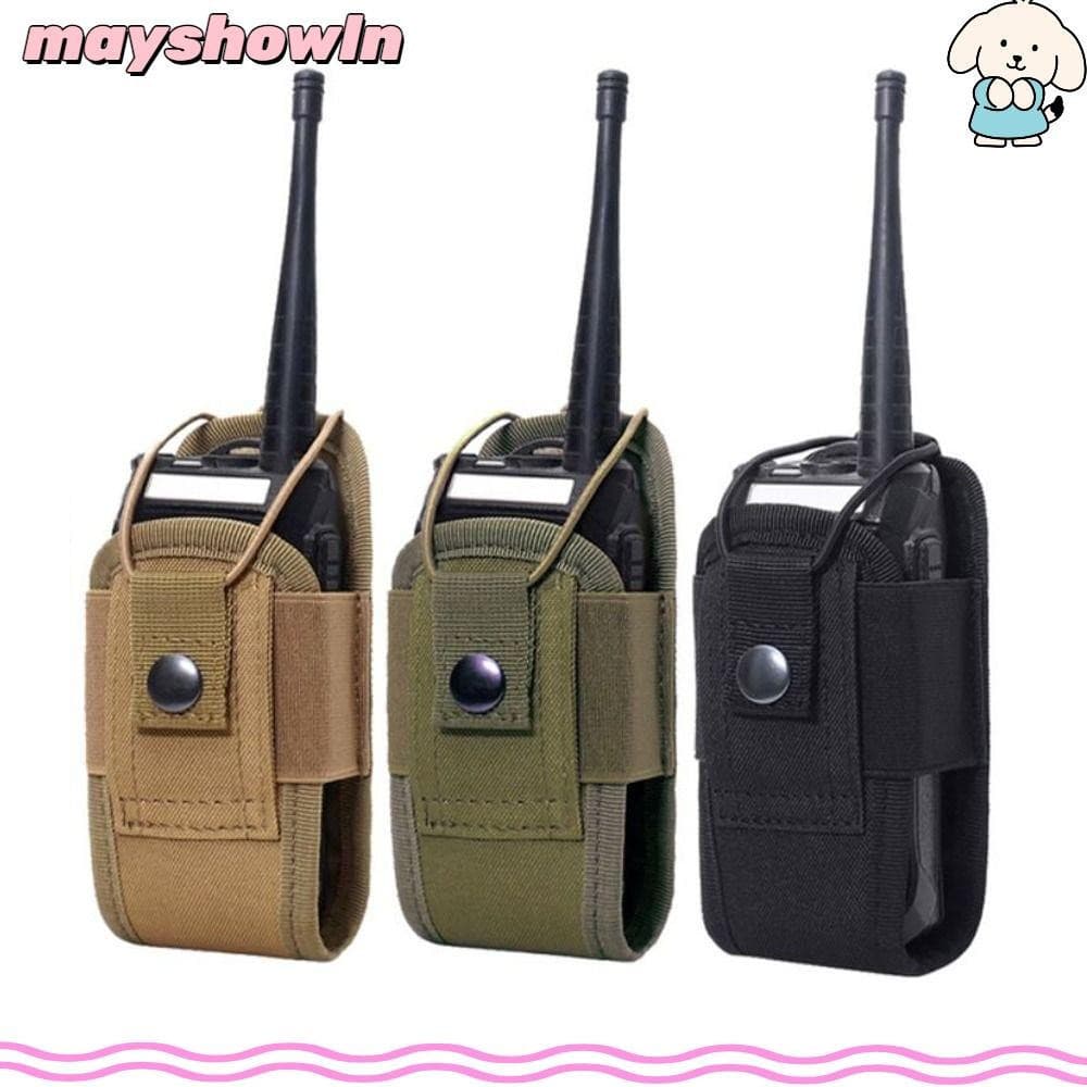 MAYSHOWLN Bolso De Suporte Para Bolsa De Cintura , Portátil Walkie Talkie De Rádio Molle 1000D , Resistente Ao Desgaste