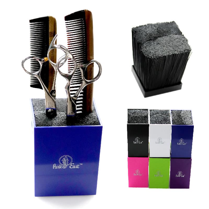 Tesoura de cabeleireiro pente caixa de soquete Rack de corte de cabelo titular tesoura salão de cabeleireiro tesoura mei
