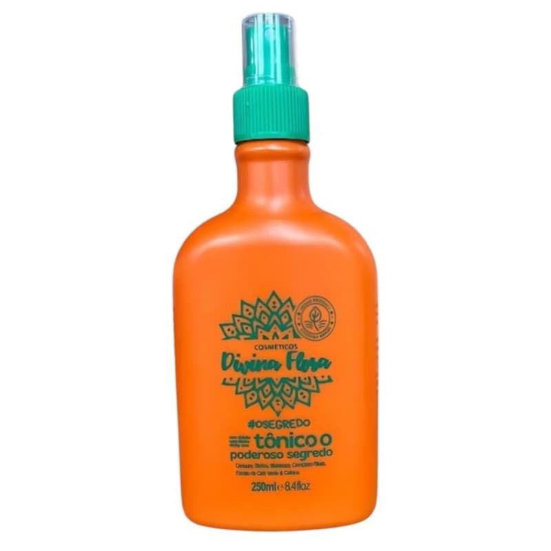 Tônico de crescimento capilar antiqueda Divina Flora 250 ml, tonico de aceleramento capilar
