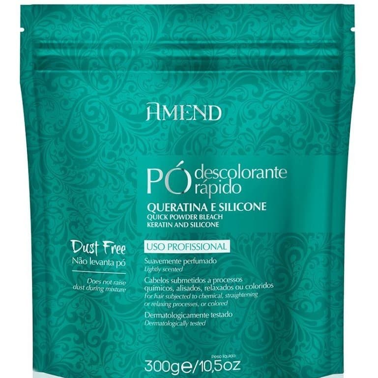 Pó Descolorante Rápido Óleos de Camomila e Aloe Vera e Silicone 300g Amend