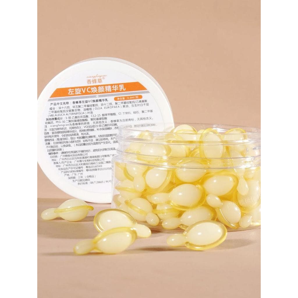 L-Facial Essence Time Space Capsule Rejuvenescedor Essência Creme Vitamina C Produtos para Cuidados com a Pele
