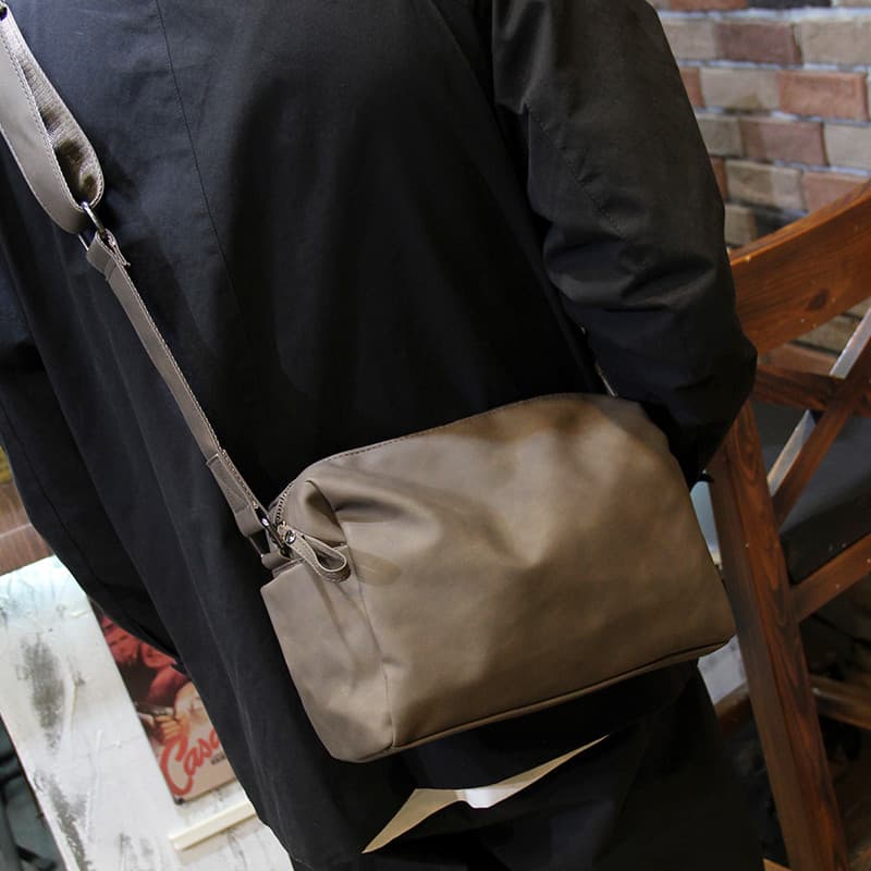 2026 meninos rua bolsa de ombro Casual bolsa de ombro masculina saco do mensageiro cor sólida estudante bolsa de ombro n