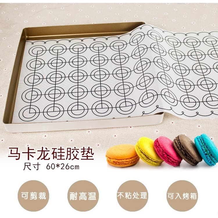 Macaron Puff silicone esteira biscoito derretendo feijão assadeira cozimento malha tapete de silicone antiaderente resis