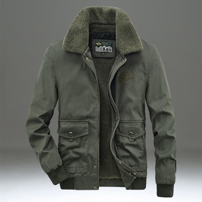 Jaqueta de lã de cordeiro masculina roupas de inverno forro de lã espessamento jaqueta acolchoada de algodão de venda qu