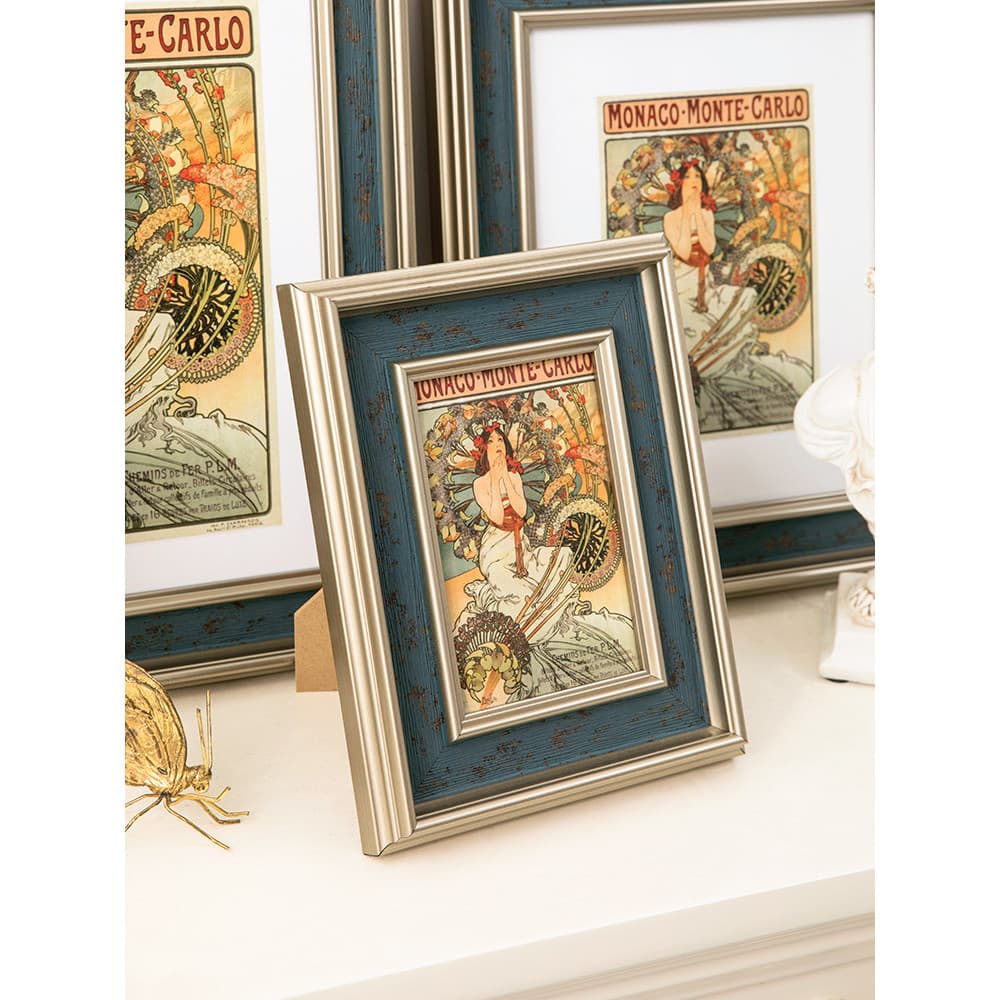 Moldura pequena retrô americana, 17cm, 20cm, 23cm, 27cm, 33cm, 12, porta-retratos pendurado na parede, mesa de balanço,