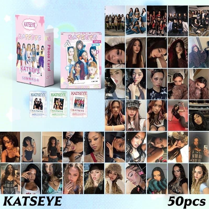 30-124 Unidades/Caixa KATSEYE Gabriela BEAUTIFUL CHAOS Photocards Soft Is Strong Lomo Cards Touch My Way Adesivos MANON