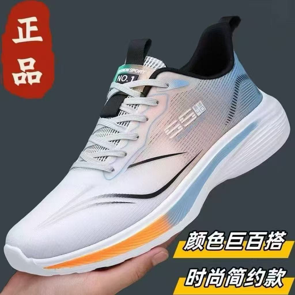 Alta qualidade tênis de corrida dos homens 2026 verão novo estilo sola macia leve esportes sapatos casuais seda gelo res
