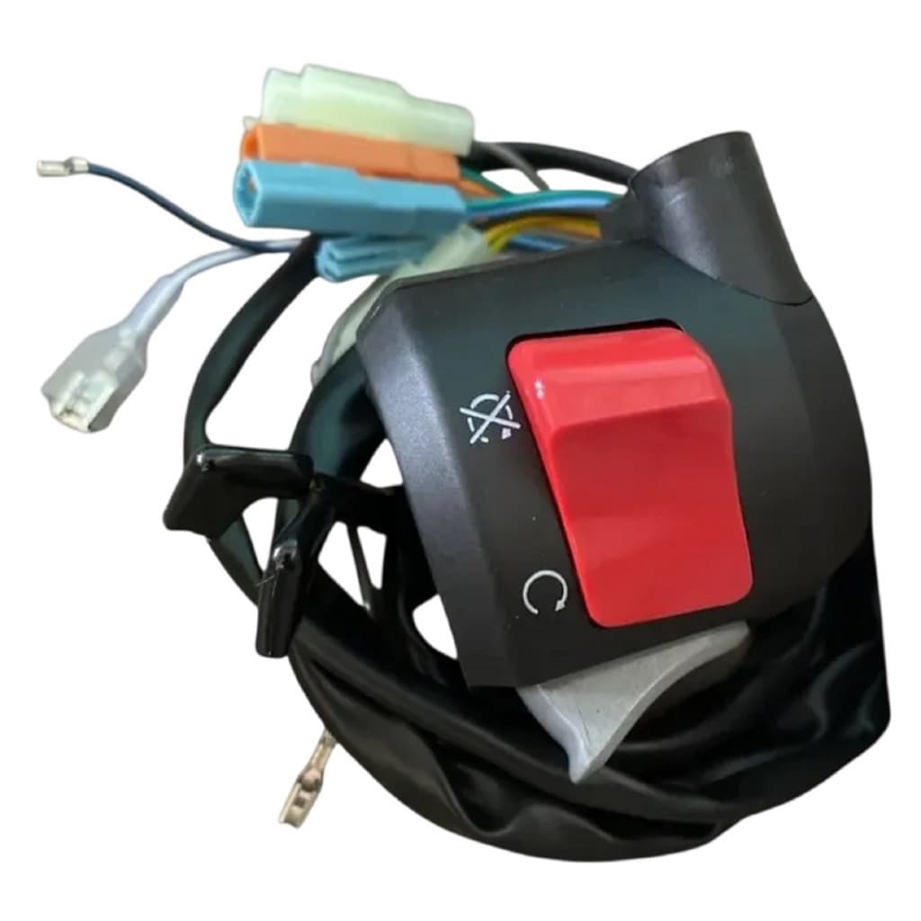 Punho Interruptor CB 500 Partida Moto CG 125 150 160 Titan Fan Bros Start Botão Start Corta Corrente LOJAAGORA