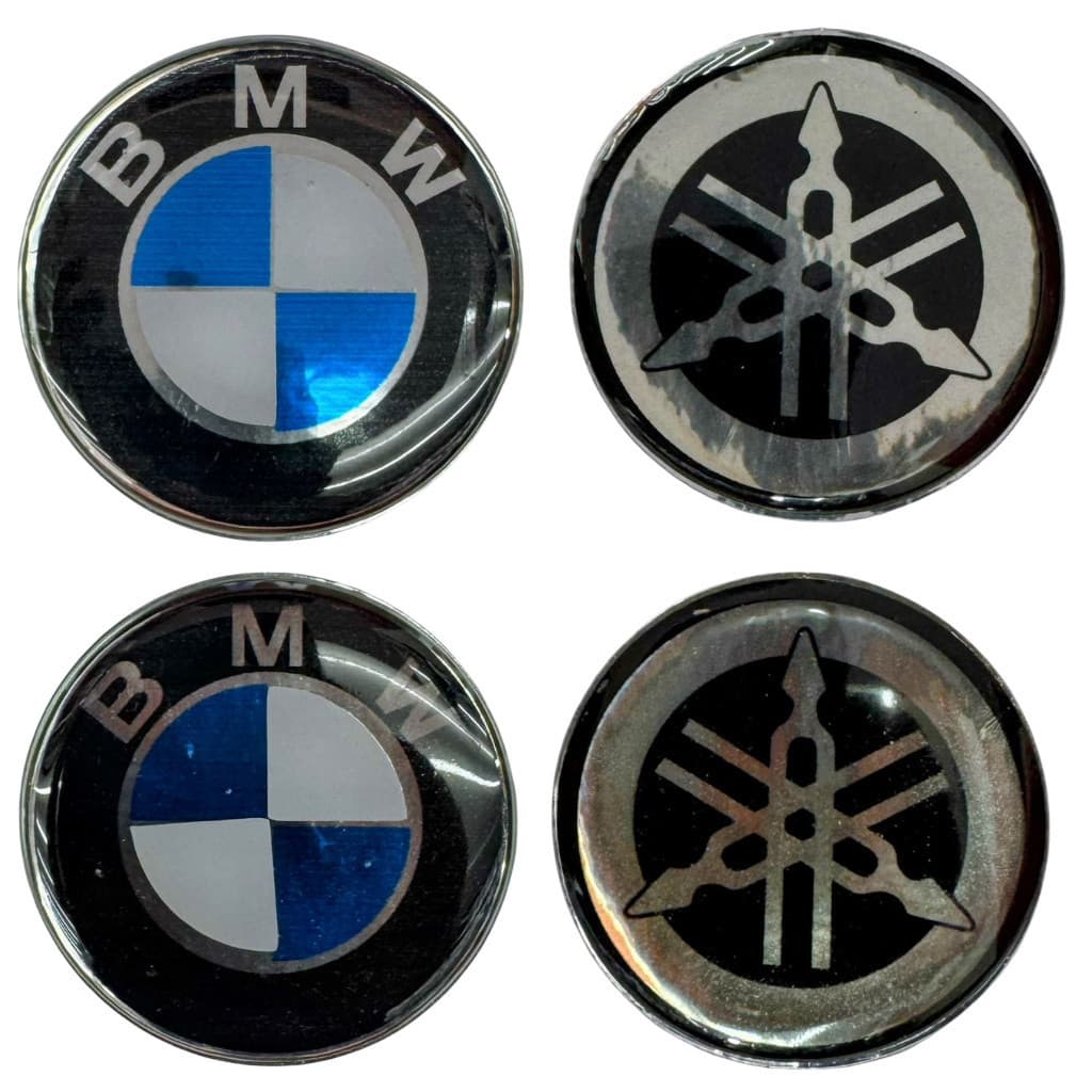 Adesivo Resinado Logo Moto BMW Yamaha Alto Relevo 3D Premium LOJAAGORA