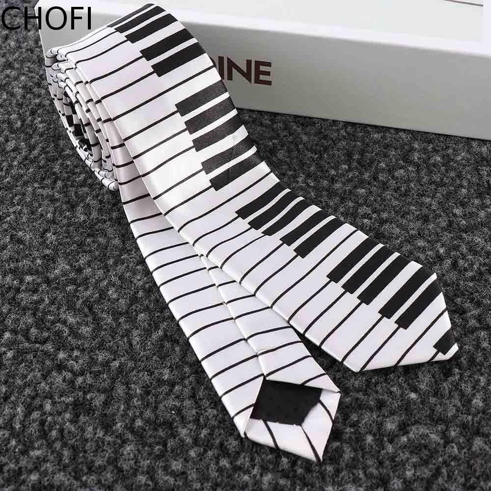 MOCHO Gravata De Teclado De Piano Para Moda Masculina Música Clássica