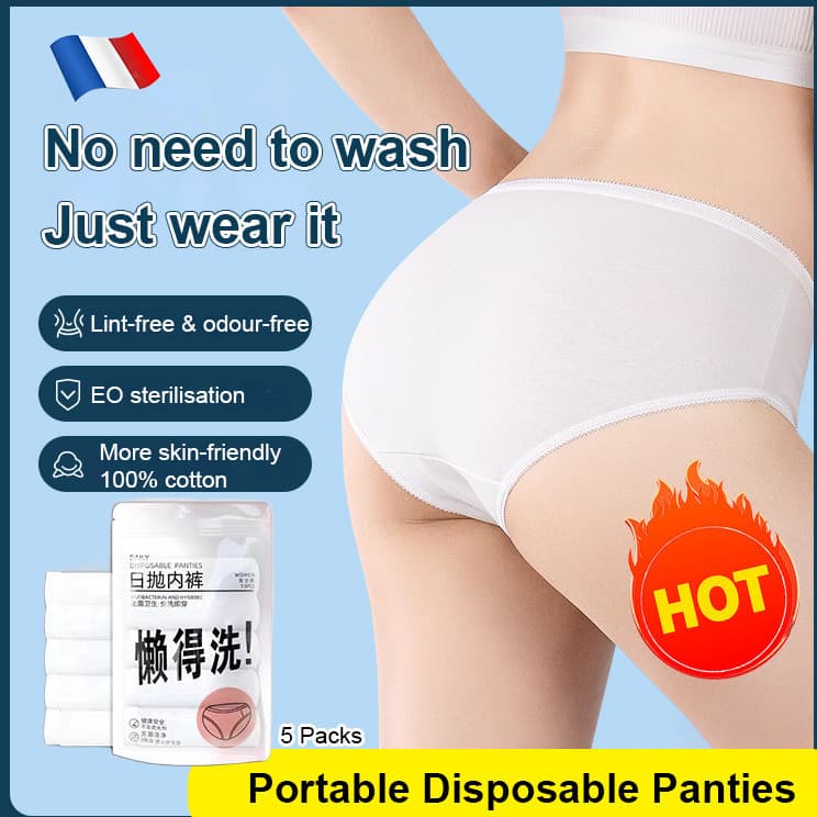 Roupa íntima descartável confortável e estéril para mulheres, perfeita para cuidados de maternidade e pós-parto
