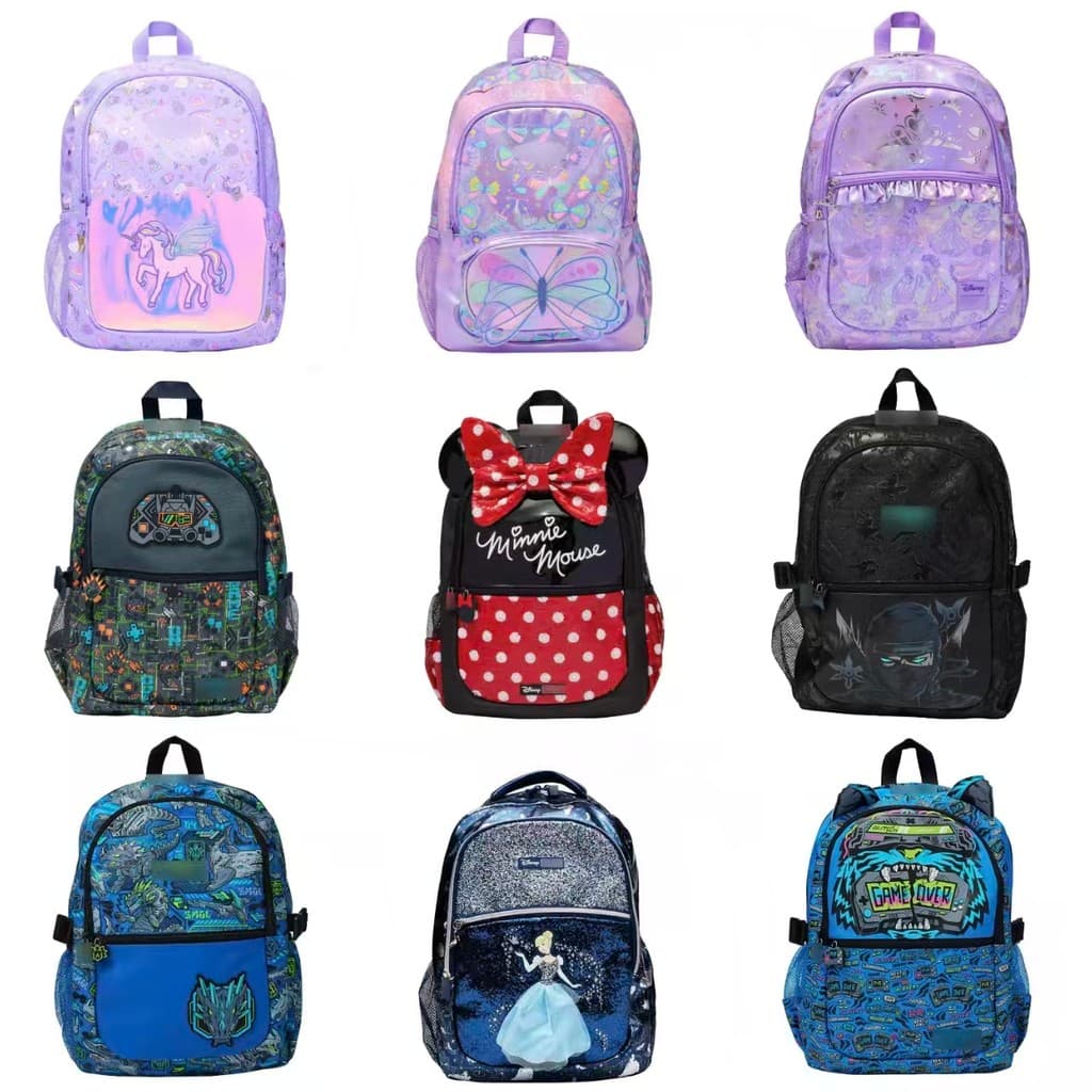Mochila escolar australiana de tamanho grande para estudantes do ensino fundamental de grande capacidade para reduzir a