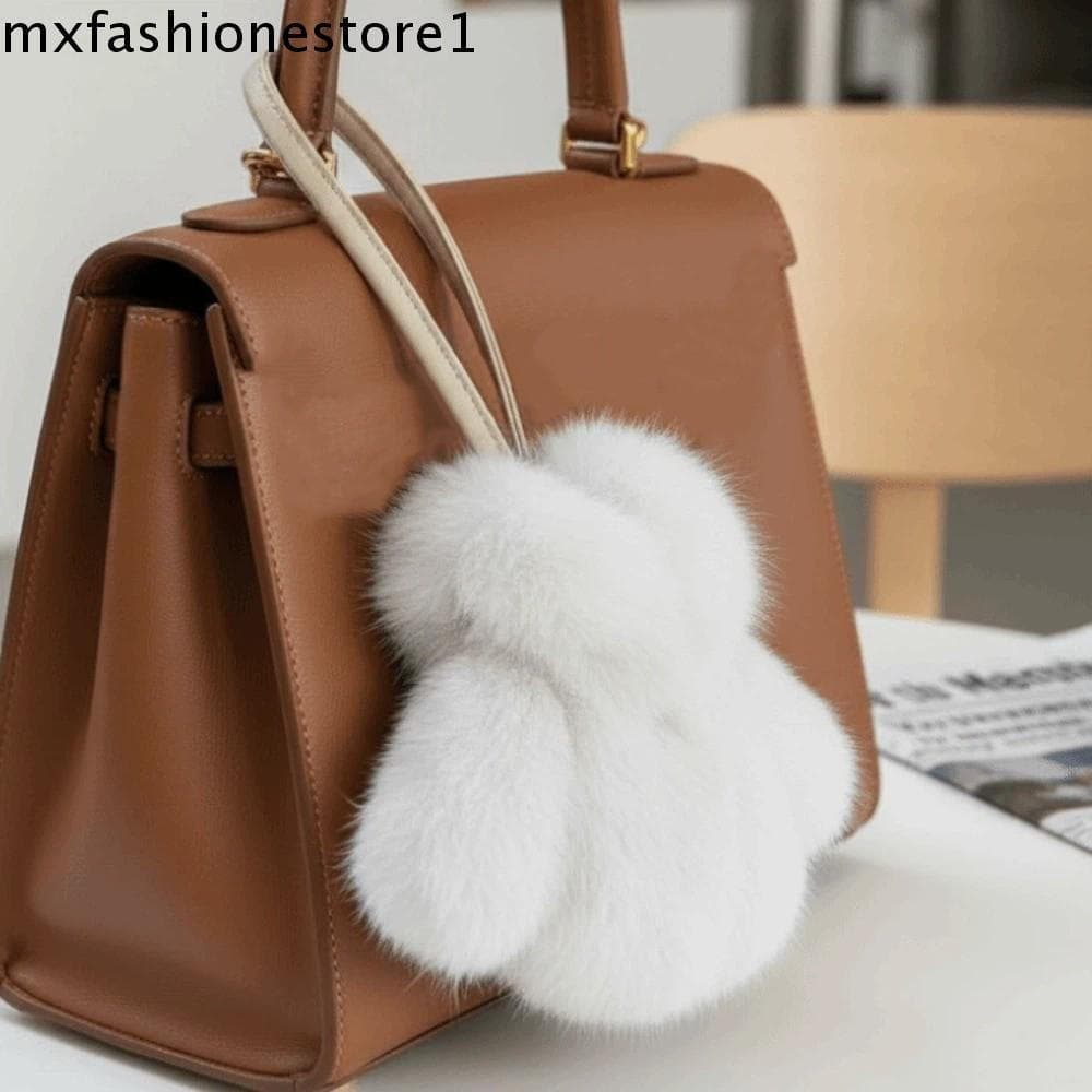 MXFASHIONE Chaveiro De Pele De Coelho Falso , Com Pingente Fofo Em Formato De Roupa De Tamanho Pequeno , Multiuso
