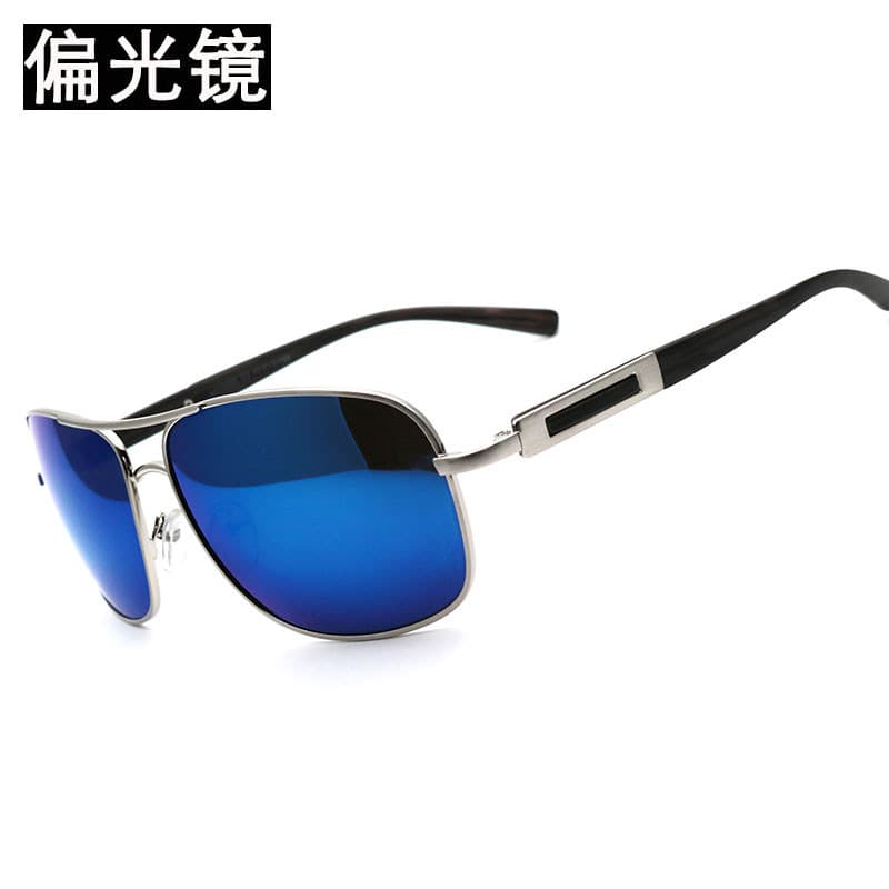 Novo estilo de revestimento interno polarizado óculos colorido motorista masculino moda condução óculos de sol quadrado