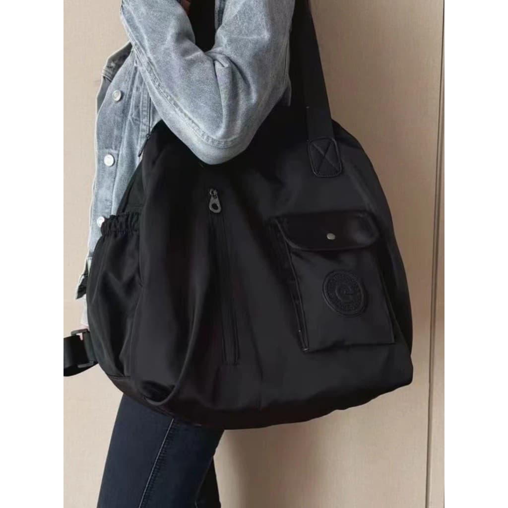 Nova Mochila Versátil De Moda Preta 2026 , Bolsa De Viagem À Prova De Água Leve Da