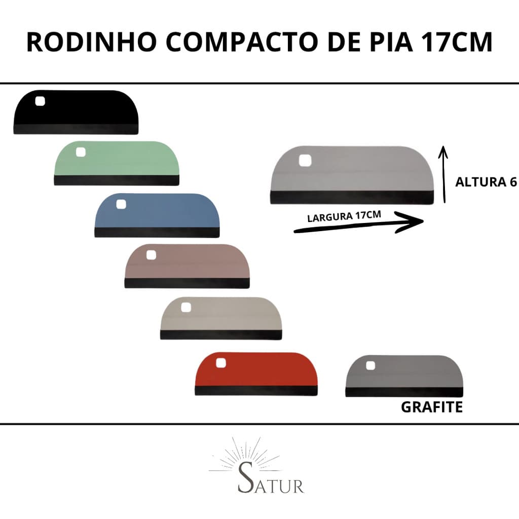 RODINHO COMPACTO DE PIA 17CM