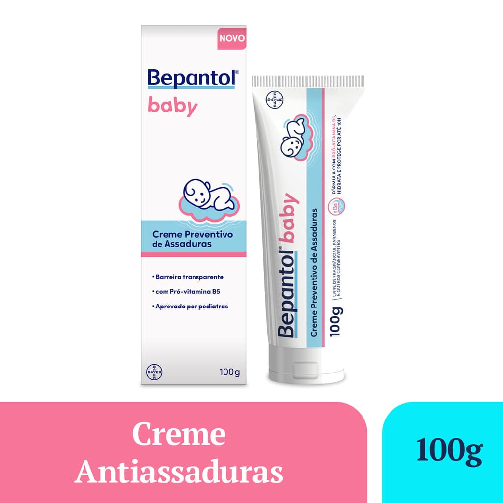 Creme Pomada de Assadura Lanolina e Vit B5 100g Bepantol