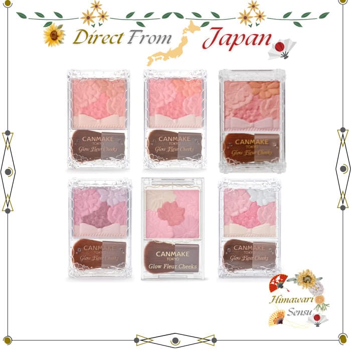 CANMAKE Glow Fleur Cheeks Powder Blush Sheer Glow Makeup【 Direct from Japan 】