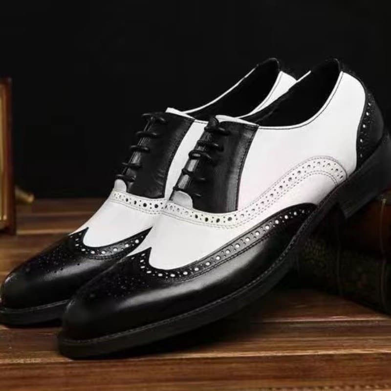 Sapatos de Couro Masculinos de Alta Qualidade, Derby Oxford Formal para Escritório, Elegantes para Uso Diário, Casual e