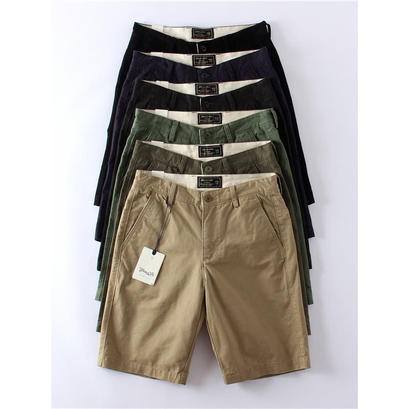 Macacão de verão Shorts masculino verão exterior wear Retro Street wear lavagem pesada solta em linha reta Casual meio c