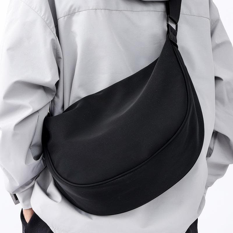Bolsa de ombro masculina bolsa mensageiro bolsa de bolinho unissex mochila grande capacidade Casual Commuter lona bolsa