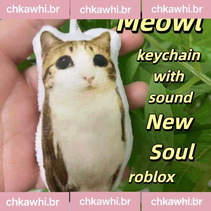 Meowl meme New Soul roblox Chaveiro Com Som Presente popular