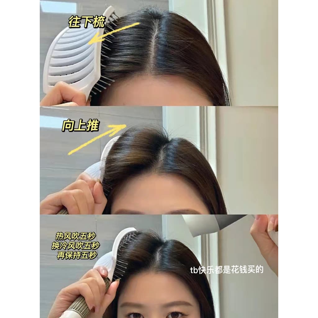 Costelas de porco pente senhoras dedicado grande linha pente linha fina estilo de cabelo macio alta crânio ferramenta út