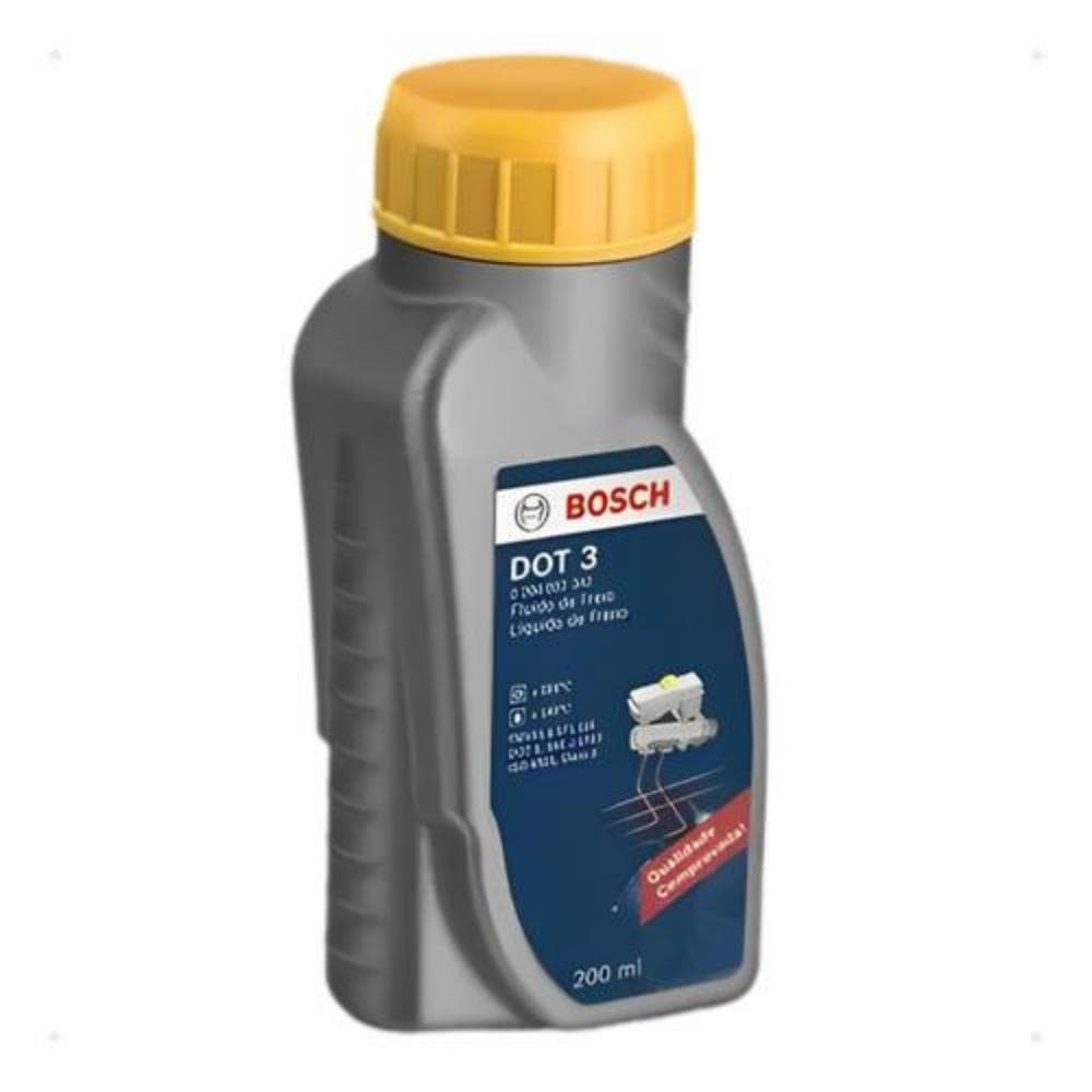 Fluido De Freio Dot 3 Bosch Original 200 Ml
