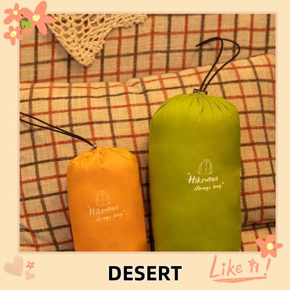 Saco De Compressão De Jaqueta DESERT Down , Portátil De Armazenamento De Roupas De Viagem Multicoloridas , Proteção Sola