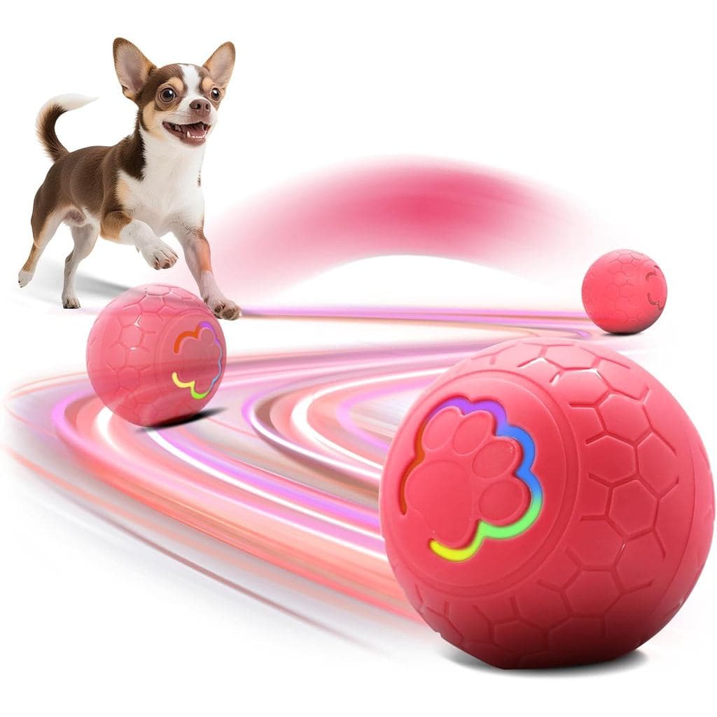 Bola Interativa para Cães Pequenos, Bola Inteligente de 2,1 Polegadas para Filhotes/Cães Pequenos, Ativação Automática c