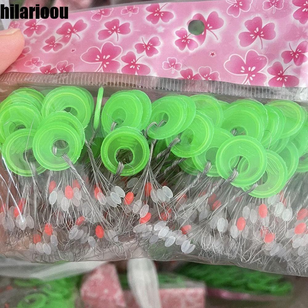 HILARIOOU 800pcs Oval Float Fishing Stopper Bobber Pesca Feijão Flutuante Acessórios De Carpa Linha Equipamento De Peixe